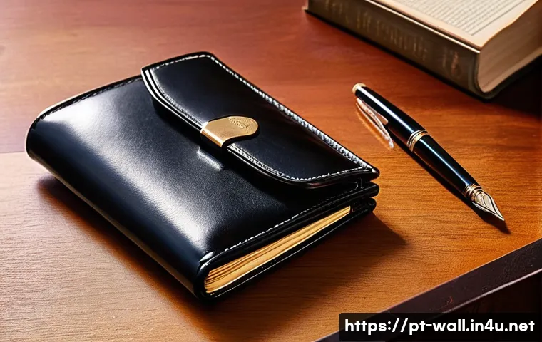듀퐁 가죽 지갑의 품질과 스타일 관련 이미지 1