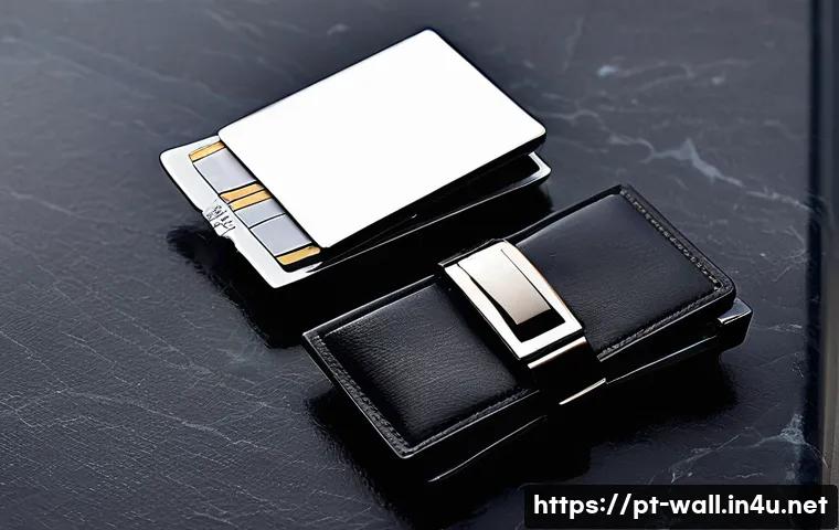 몽블랑 명함 지갑과 돈클립 지갑 비교 관련 이미지 1