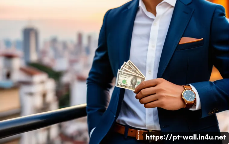 몽블랑 명함 지갑과 돈클립 지갑 비교 관련 이미지 2