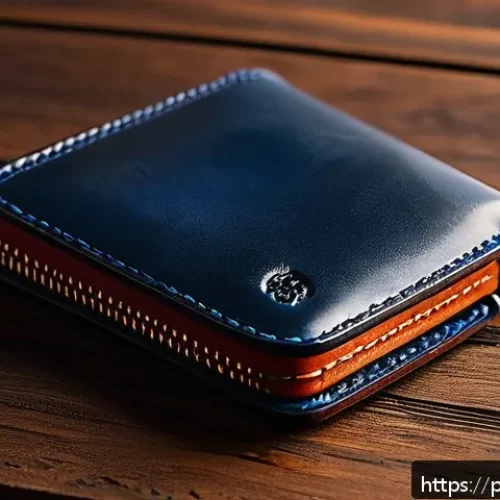 브랜드별 지갑 세일 정보 - A stylish compact leather wallet designed for everyday use, featuring smooth genuine leather with a ...