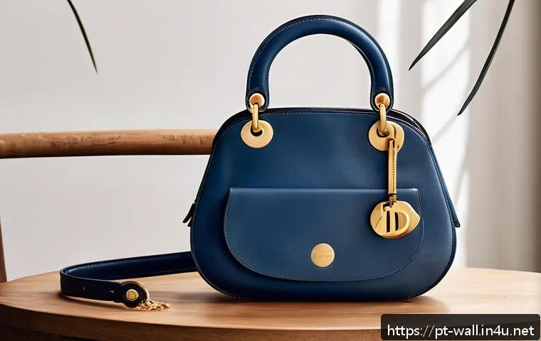 디올 새들 지갑과 미니 지갑 추천 - A stylish Dior Saddle handbag scene featuring a medium-sized, rounded vintage-inspired leather purse...