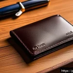 하트만 레더 지갑과 벨로 지갑 차이 - A luxurious, classic men's leather wallet made from soft velvet-finished leather with reinforced sti...