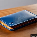 애플 에어태그 지갑과 일반 지갑 비교 - A sleek, minimalist wallet designed for everyday use, made from lightweight synthetic material with ...