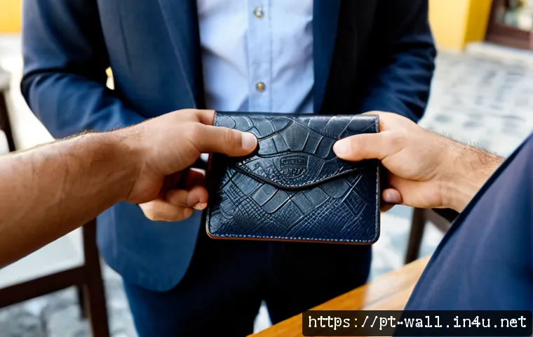 보스와 버버리 남성 지갑 비교 관련 이미지 1